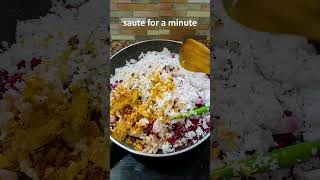 Fresh Beetroot poriyal recipe  Beetroot thoran shorts  Beet Stir fry  Chukander ki Sabzi recipe [upl. by Eserahc614]