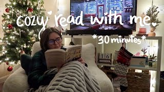 real time read with me🧸📖🕯holiday edition bookmas day 9 [upl. by Stevenson]