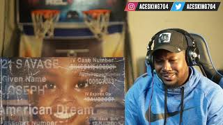 21 Savage Travis Scott Metro Boomin  néenah  REACTION [upl. by Quillon]