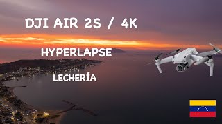 HYPERLAPSE Atardecer en Lechería Anzoátegui Venezuela  Drone Air 2S  4 K 🇻🇪🌅 [upl. by Aneles718]