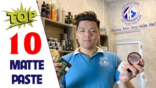 TOP 10 Matte Paste  Sáp vuốt tóc dạng Matte Paste HOT năm 2021  Tiến Đích Shop [upl. by Lraep977]