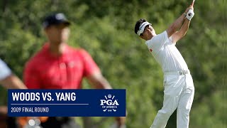 Tiger Woods vs YE Yang  2009 PGA Championship Final Round [upl. by Rabi]