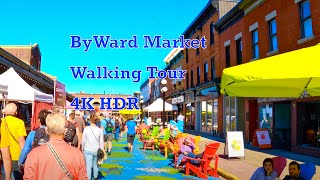 Ottawa Canada🇨🇦 ByWard Market Walking Tour [upl. by Adihsaar]