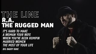 RA THE RUGGED MAN on BIG DADDY KANE  THE LINE [upl. by Jolene]