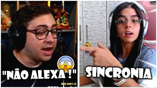 ALEXA FECHOU A LIVE DO ALAN SINCRONIA PERFEITA NA LIVE  MELHORES MOMENTOS 310 [upl. by Seka]