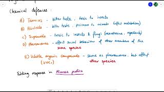 A2 Biology  Plant responses to herbivory OCR A Chapter 163 [upl. by Zina]