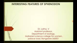 Interesting features of Sphenodon [upl. by Itoc374]