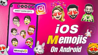 How To Get iOS Memojis On Android 🔥 Add Memojis To Instagram Story  iPhone Memojis on android 2024 [upl. by Erika]