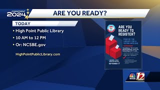 North Carolina library hosting event for National Voter Registration Day [upl. by Sweet]