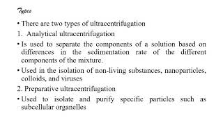 ULTRACENTRIFUGATION [upl. by Morentz550]