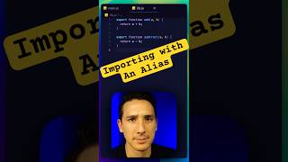 Importing with an Alias in JavaScript javascript javascripttutorial coding programming [upl. by Yajnas]