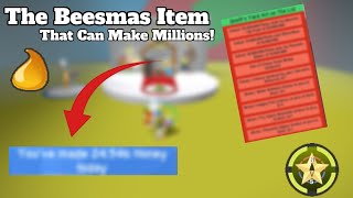 The Beesmas Item Early Game Players Ignore for BILLIONS of Honey  Bee Swarm Simulator [upl. by Aurita471]