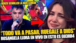 ¿Por qué Rosangela Espinoza lloró en el último programa de EEG Esto le dijo Renzo Schuller [upl. by Anoniw]