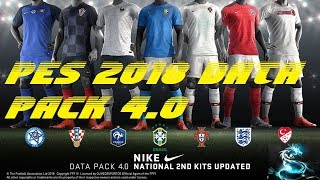 PES 2018 Data Pack 40 DLC 40 and Patch 105  DownloadInstall For PC  HD [upl. by Eitak]