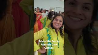 Ramleela behind the scene part 1 ramleela BTS orlando [upl. by Lyrret297]