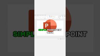 Simple PowerPoint Trick powerpoint powerpointpresenation tutorial graphicdesign [upl. by Eula]