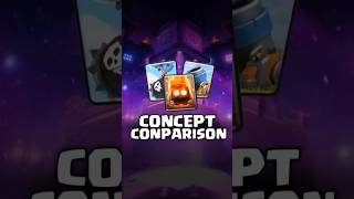 Concept  Cards Comparison🤬clashroyale [upl. by Deuno]