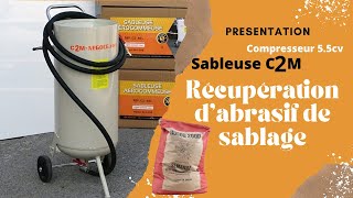 2 Ma technique de récupération dabrasif pour sableuse avec présentation du matériel utilisé [upl. by Kendyl]