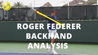 Roger Federer Backhand Analysis [upl. by Endora]