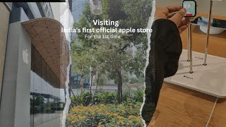 Indias first official apple store [upl. by Barnaba]