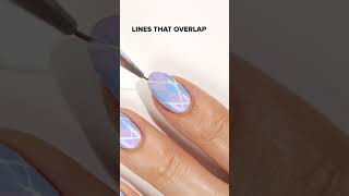 Cute argyle sweater nail art nails nailart nailtutorial [upl. by Dinerman]