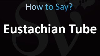 How to Pronounce Eustachian Tube Correctly [upl. by Eahsram]