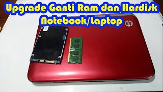 Upgrade RAM HDD Notebook HP Mini [upl. by Aek553]