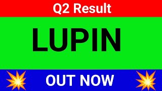 Lupin share Q2 result 2025  Lupin results today  Lupin share latest news  Lupin share news today [upl. by Barbara]