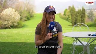 Sofia Goggia 🇮🇹 post injury insights weareskiing sheskis atomic [upl. by Alidia]