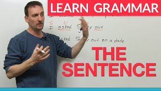 Learn English Grammar The Sentence [upl. by Eyanaj483]