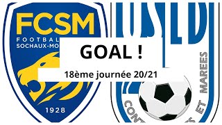 Sochaux  Dunkerque 10 GOAL 63 Gaetan Weissbeck 18ème journée 202021 [upl. by Darach]