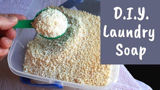 DIY Laundry Soap Powder with Handmade Soap Base [upl. by Niras]