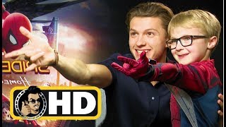 Cute Adorable Fan Liam interviews Tom Holland and Zendaya for SPIDERMAN HOMECOMING [upl. by Clarkin]