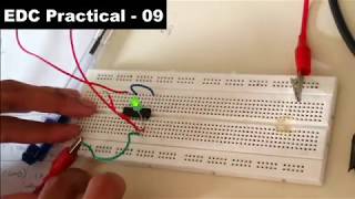 EDC Practical 9 Build and test MOSFET as a switch by Prof Omkar S Vaidya [upl. by Aryaz]