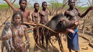 Witness Hadzabe Tribe Incredible Lifestyle  still Surviving in the forest [upl. by Ryon]