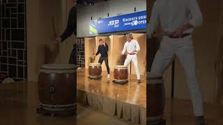 Tsitsipas amp Rune Try Out Japanese Taiko Drums 🤣 [upl. by De]