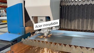 Acier inoxydable  Découpé au laser ️⃣ [upl. by Nicholle]