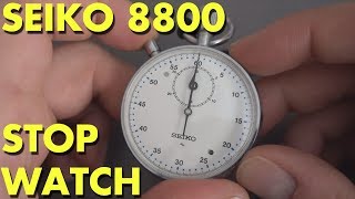 TECH  QUICK OVERVIEW OF THE SEIKO 8800 STOPWATCH MOVEMENT [upl. by Drews900]