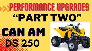 Can Am DS 250 Enormous Horsepower Increase [upl. by Mcwilliams]