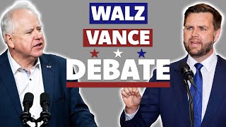 Reacting to the Walz vs Vance Debate [upl. by Eugine]