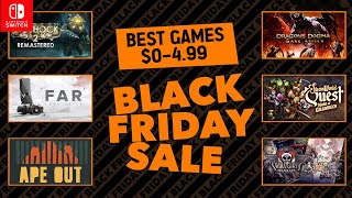 25 Best eShop Games Under 5 Nintendo Switch Black Friday eShop Sale [upl. by Violetta]