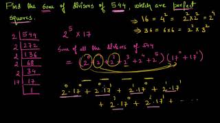 Sum of divisors which are perfect squares  Divisibility  Edugrab [upl. by Ynot748]