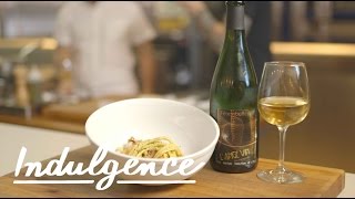 Cooking Carbonara with Carlo Mirarchi and Pairing It with a Funky Natural Wine [upl. by Laurette]