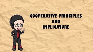 Linguistics for Dumb Me  Pragmatics Cooperative Principles and Implicature [upl. by Ellord]