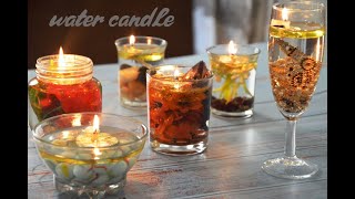 Water candles  Diwali decoration ideas  how to make water candles  floating candles [upl. by Eneri]