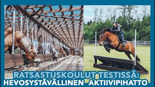 Okeroisten talli  RATSASTUSKOULUT TESTISSÄ [upl. by Thanh960]