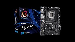 ASRock H670 PG RIPTIDE 🎯 Motherboard Unboxing and Overview [upl. by Irehs]