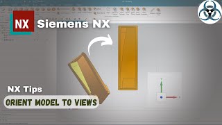 Siemens Unigraphics NX Tips and Tricks  Orient model to any view [upl. by Akeme783]