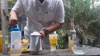 RESEP MINUMAN  TEH FALERNUM w MONIN Syrup [upl. by Risley]