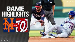 Mets vs Nationals Game Highlights 7324  MLB Highlights [upl. by Queena603]